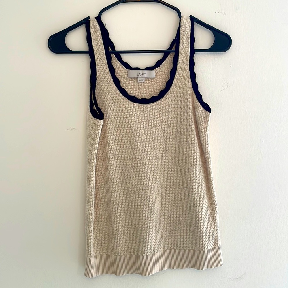 2 for $15 LOFT Sweater Tank